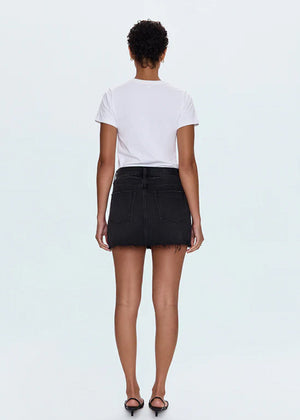 Daisy Mini Skirt in Caviar - Pistola Denim