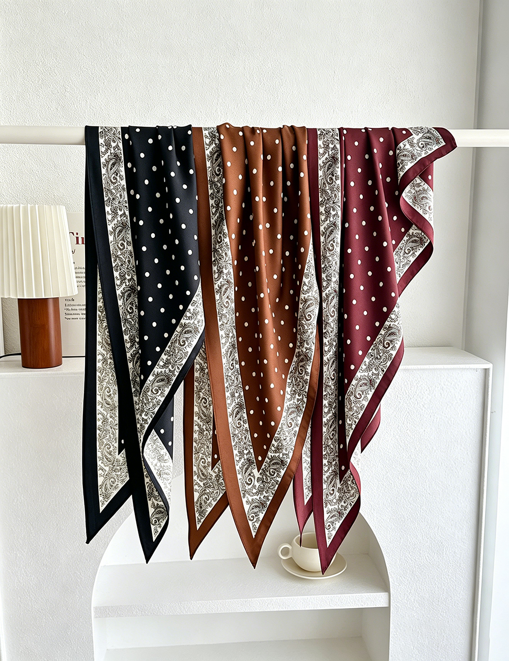Minimalist Waist Belt Silk Scarf-Dipped  MK2BLW6W6NSI70