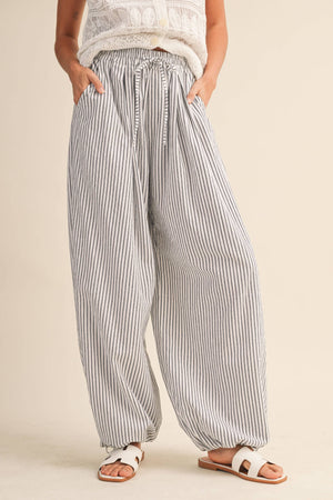 Striped Balloon Pant-Klesis  IP1494