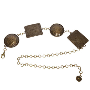 Medallion Chain Belt-Axesoria West