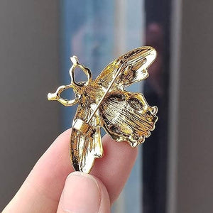 Vintage Glam Bee Brooch-Magnifique Hearts