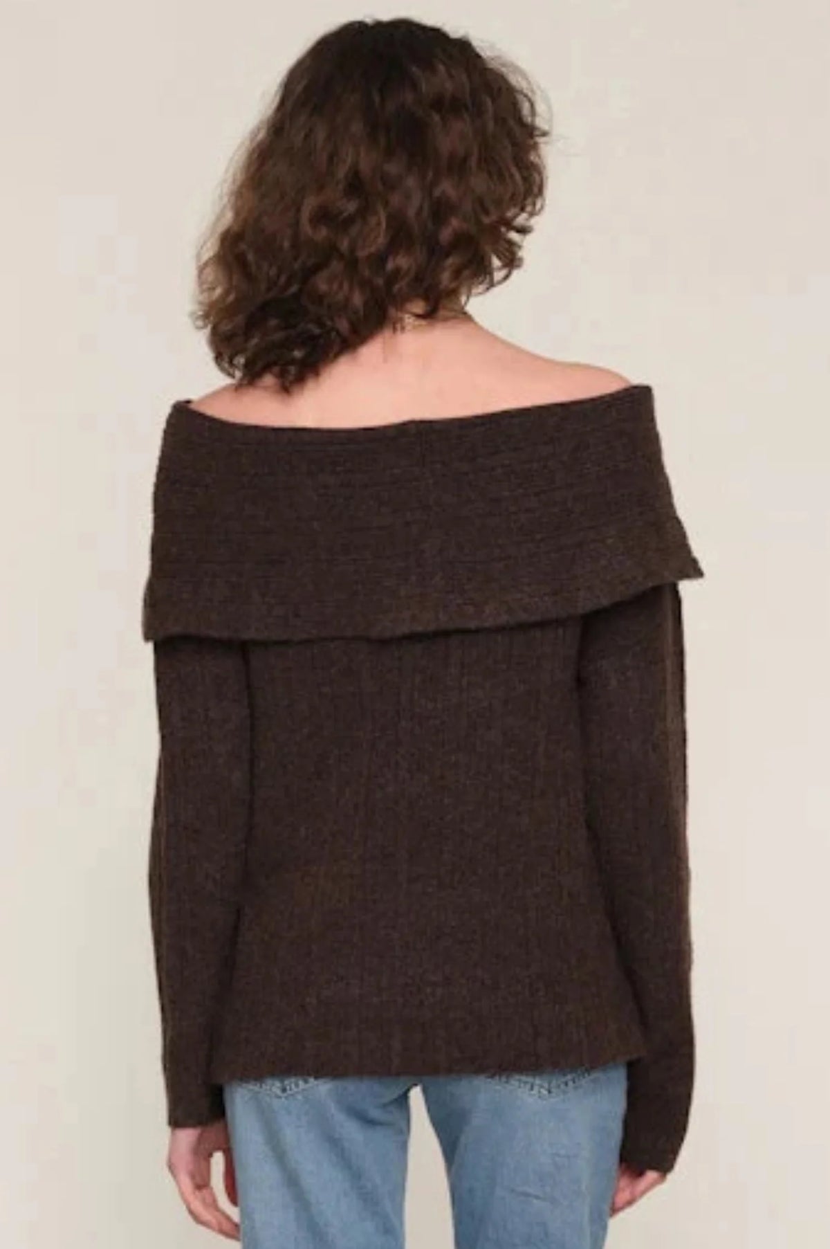 Kat Sweater in Espresso - Heartloom