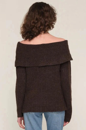 Kat Sweater in Espresso - Heartloom