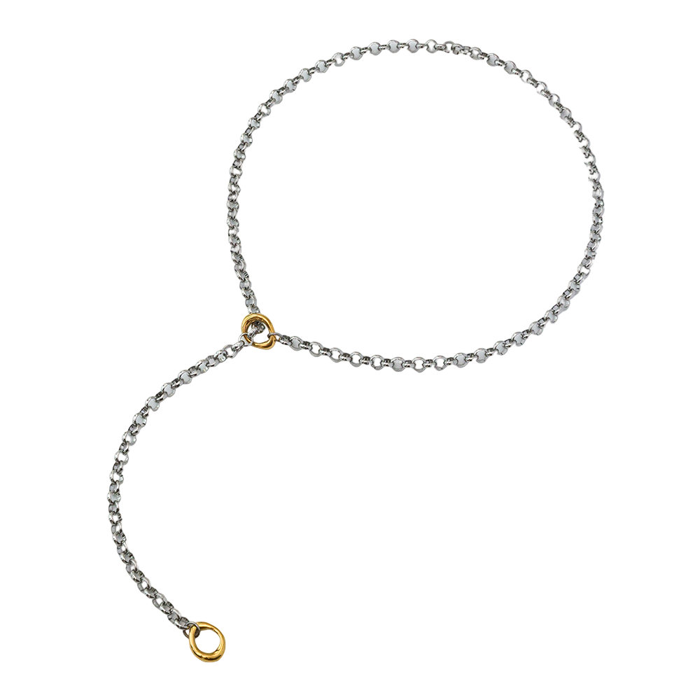 2 tone Axis Necklace -Deep South Originals