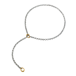 2 tone Axis Necklace -Deep South Originals