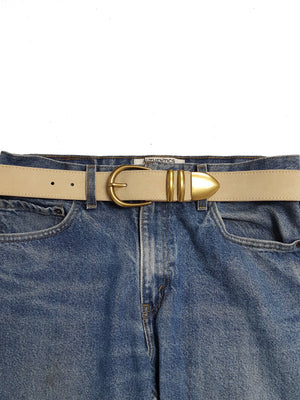 Genuine Suede Belt-Axesoria West