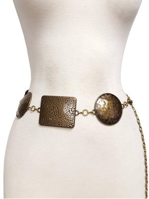 Medallion Chain Belt-Axesoria West