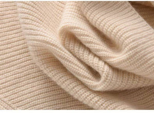 Side Split Knitted Shawl Scarf-Dipped MK2BLW6W6NSW117