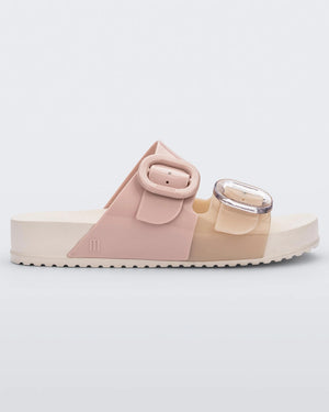 Cozy Slide in Beige/Pink - Melissa