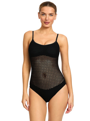 Charlotte Mio One Piece in Black - Robin Piccone