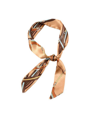 Classic Colorful Print Scarf