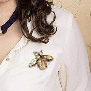 Vintage Glam Bee Brooch-Magnifique Hearts
