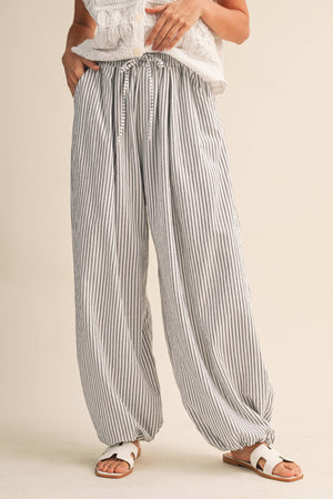 Striped Balloon Pant-Klesis  IP1494