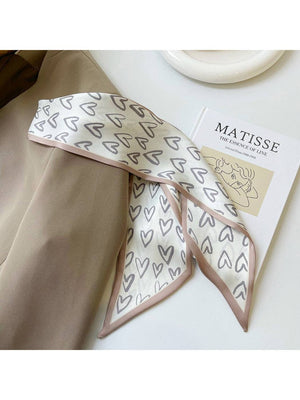 Modern Pattern Mix Skinny Scarf