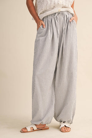Striped Balloon Pant-Klesis  IP1494