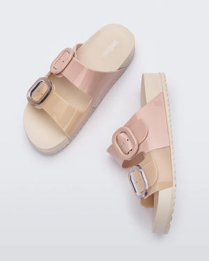 Cozy Slide in Beige/Pink - Melissa