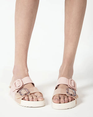 Cozy Slide in Beige/Pink - Melissa