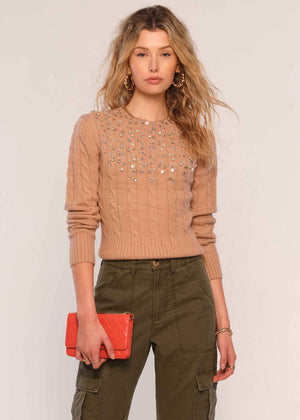 June Sweater in Nude - Heartloom