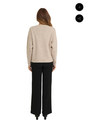 Argyle w sequin sweater-Love Token LT75-287