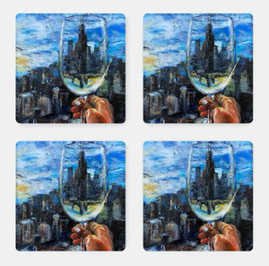 Donna j. West “Cheers” set of 4 coasters