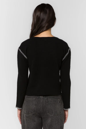 Arbor Sweater in Black - Velvet Heart