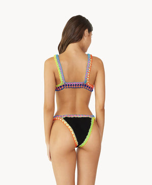 Ferranni Crochet Bottom in Black - PQ Swim