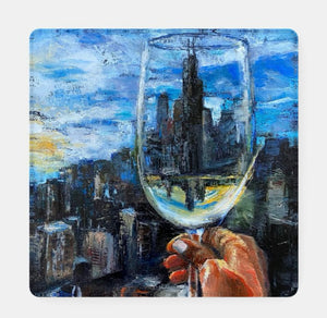 Donna j. West “Cheers” set of 4 coasters