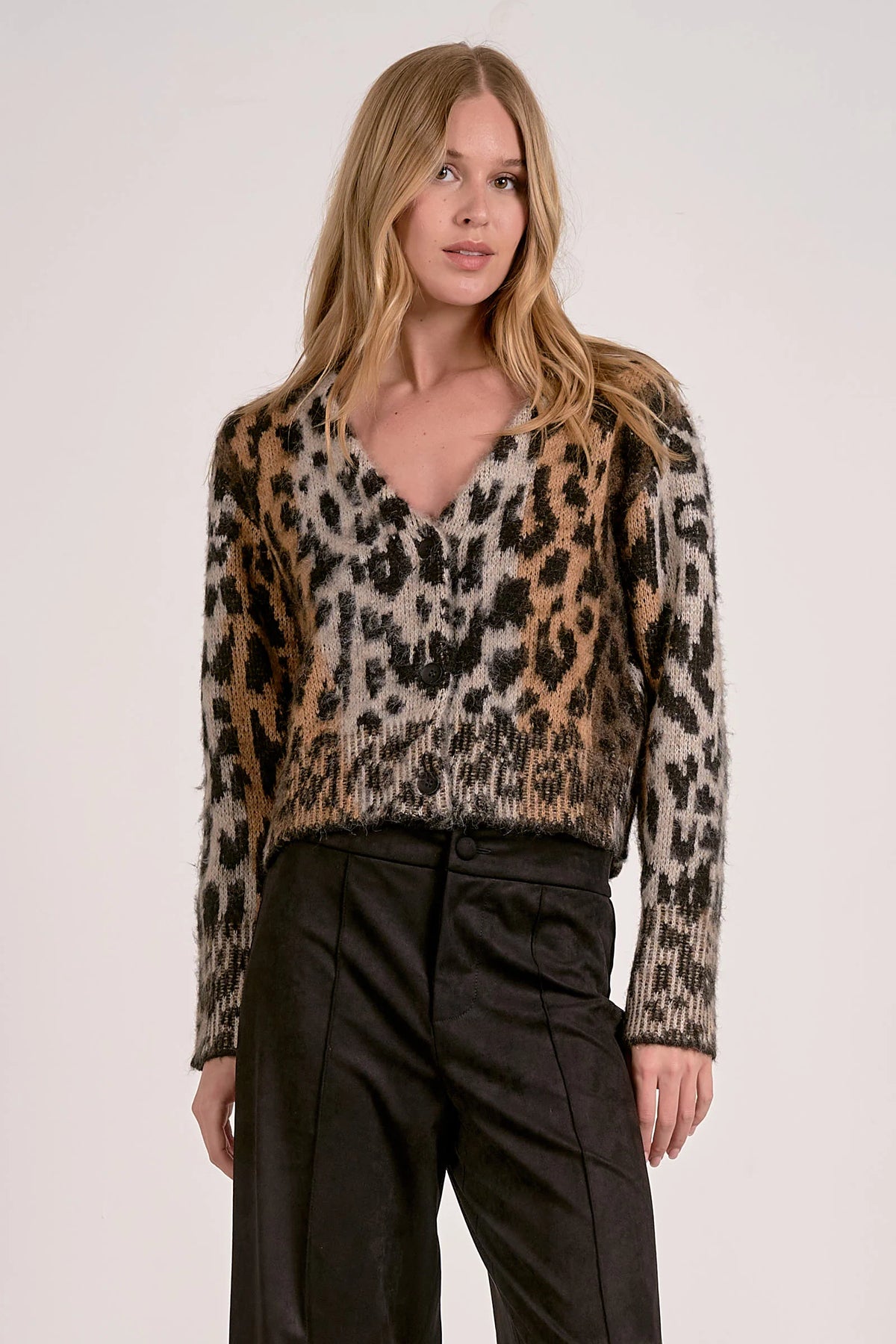Cheetah Print Sweater - Elan