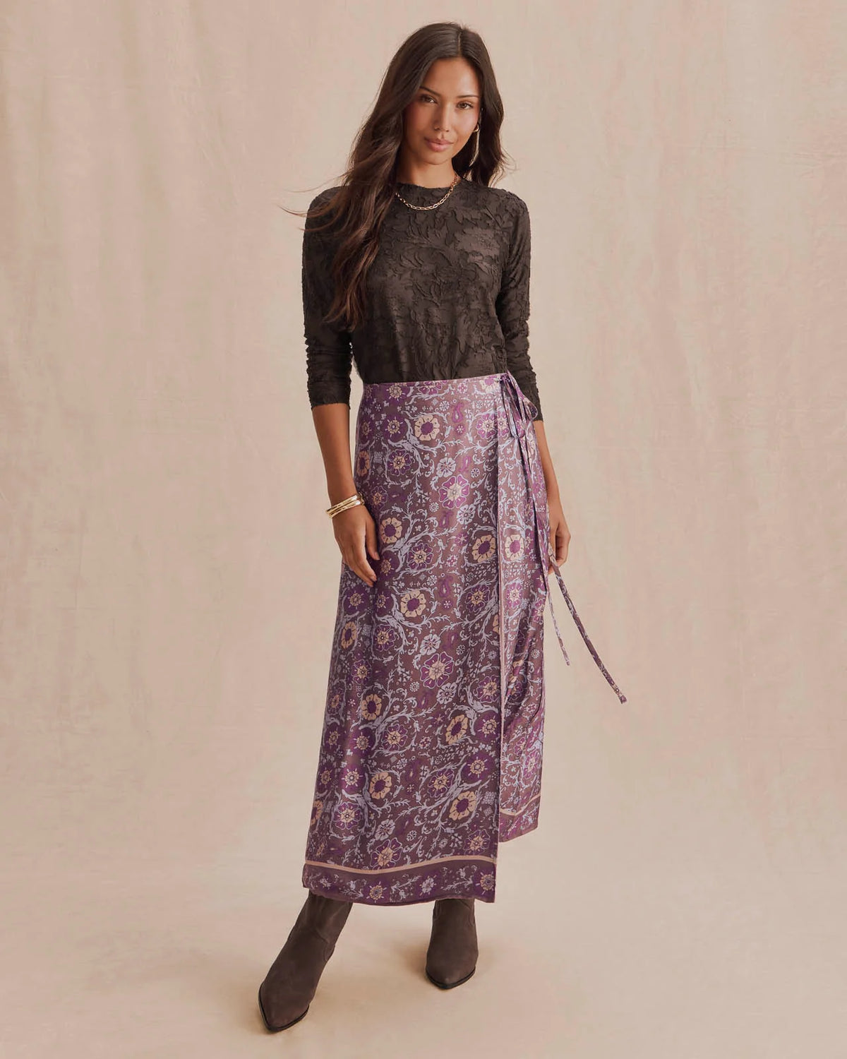 Cecelia Floral L/S tee-Splendid RF3w510SE