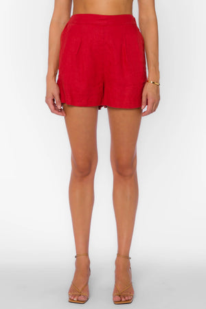 Fedra Short in Salsa - Velvet Heart