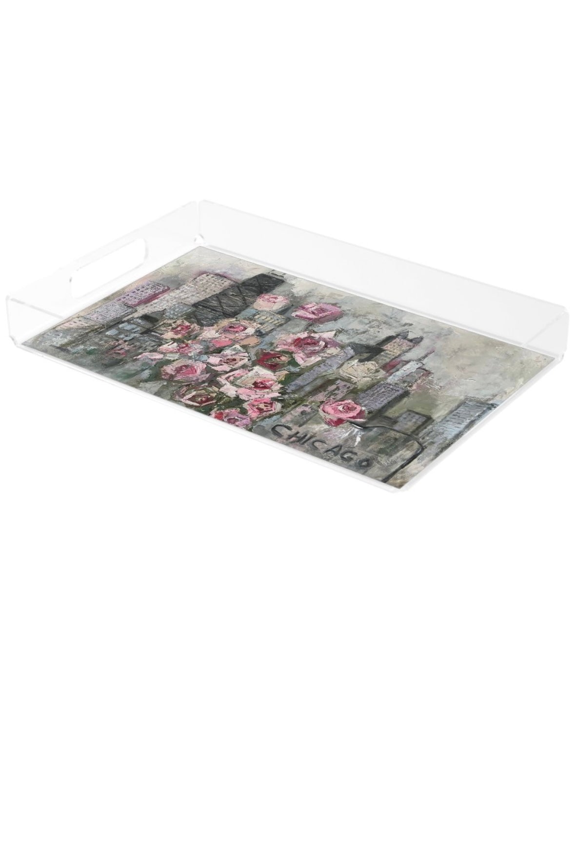 Donna j. West Love this City X-Lrg Acrylic Tray