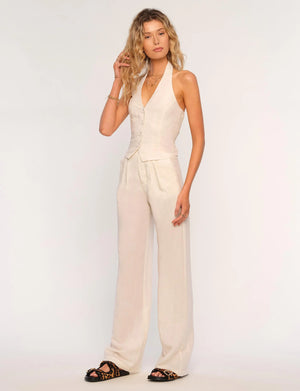 Odessa Pant in Ivory - Heartloom