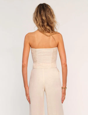 Lyanna Vest in Ivory - Heartloom
