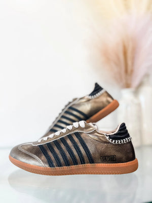 Stella Sneaker in Gold - Shu Shop