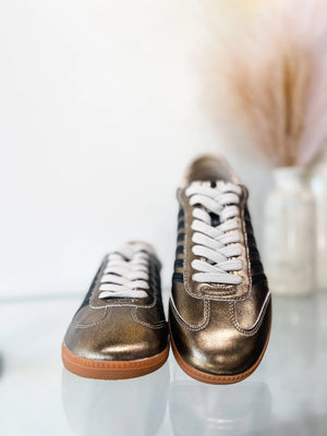 Stella Sneaker in Gold - Shu Shop
