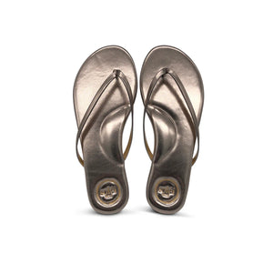 Solei Sea Indie metallic pewter sandal