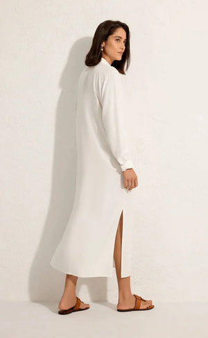 Side Slit long chemisier dress-Lenny Niemeyer 27020085
