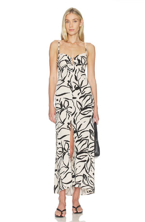 Chara maxi dress heavy petal-Lspace APDR0079