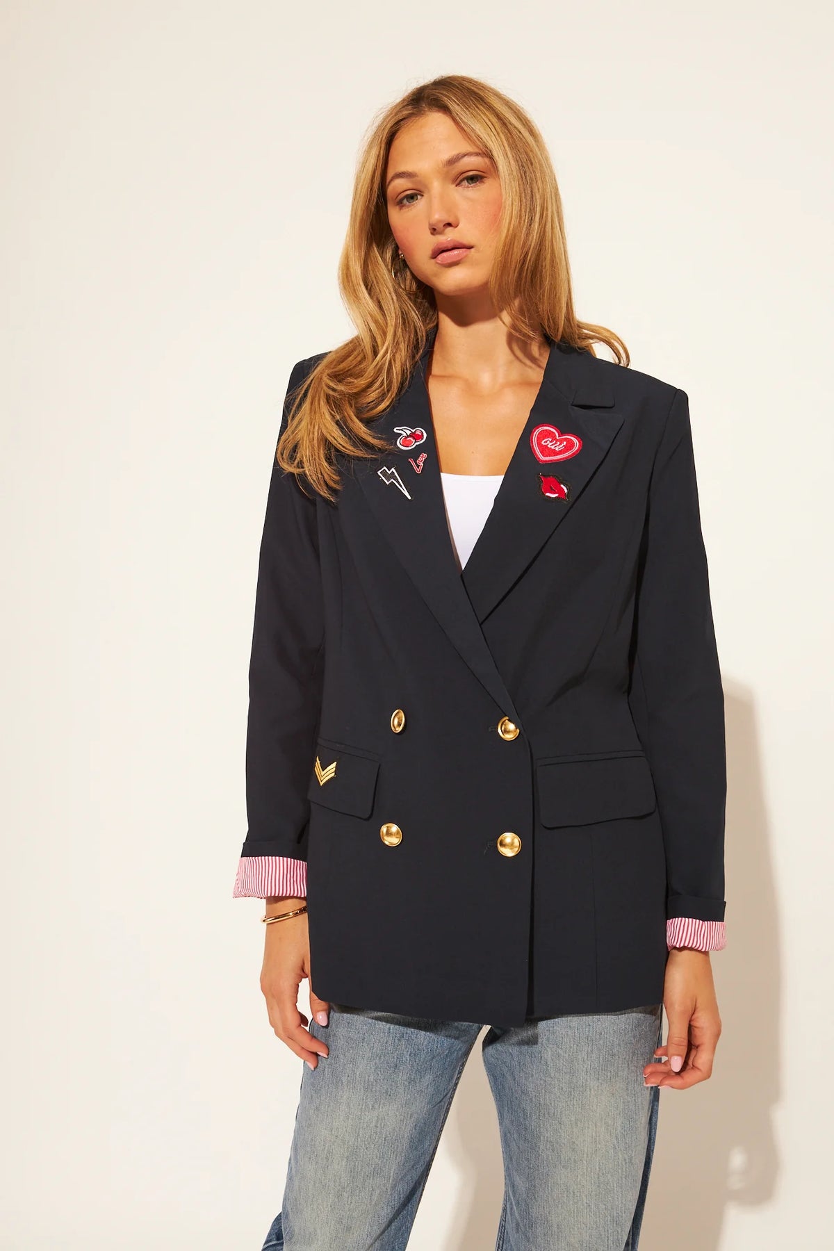Heritage blazer-John + Jenn
