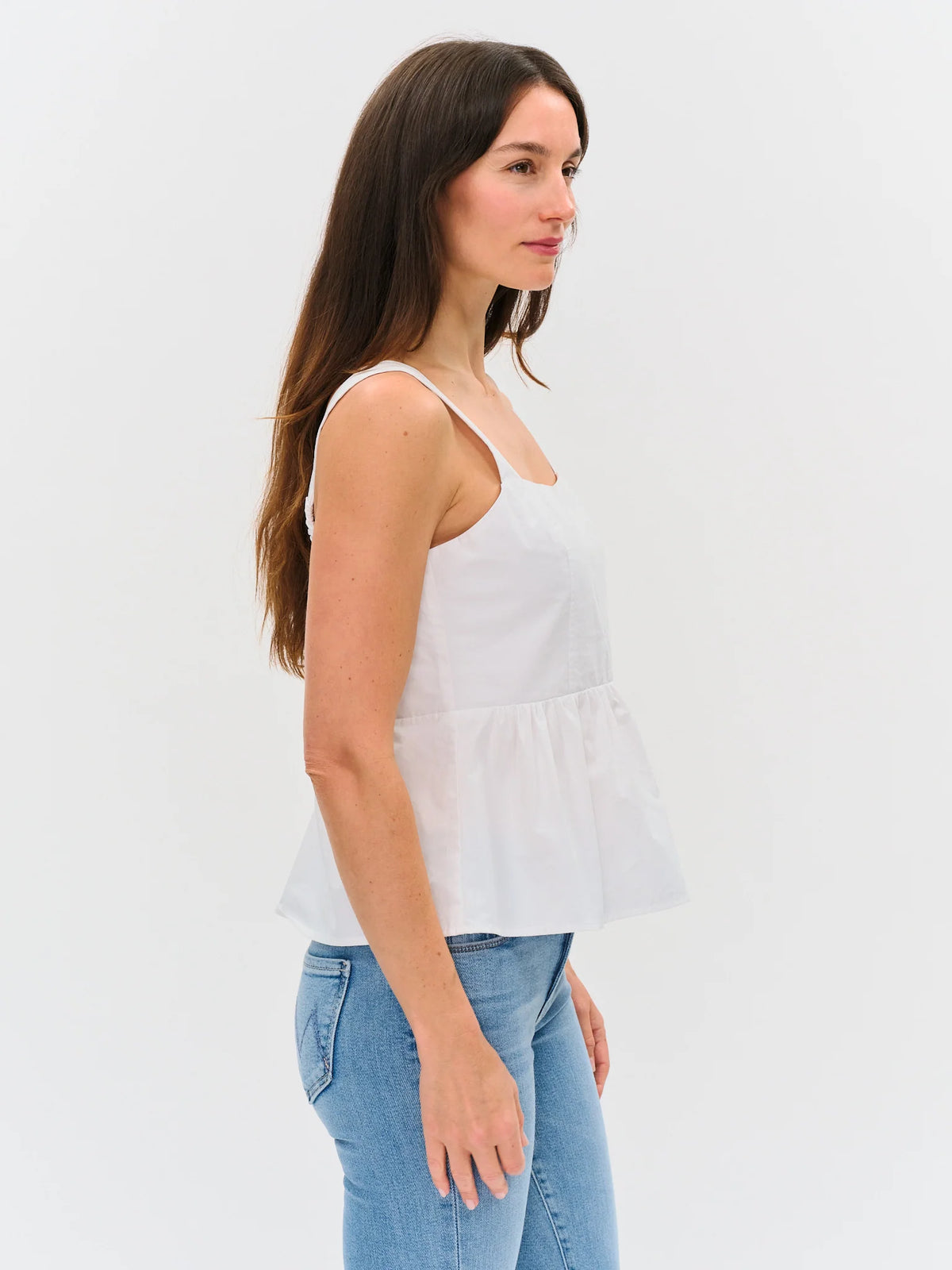 Vienna poplin shirt tank-Six Fifty SF2086