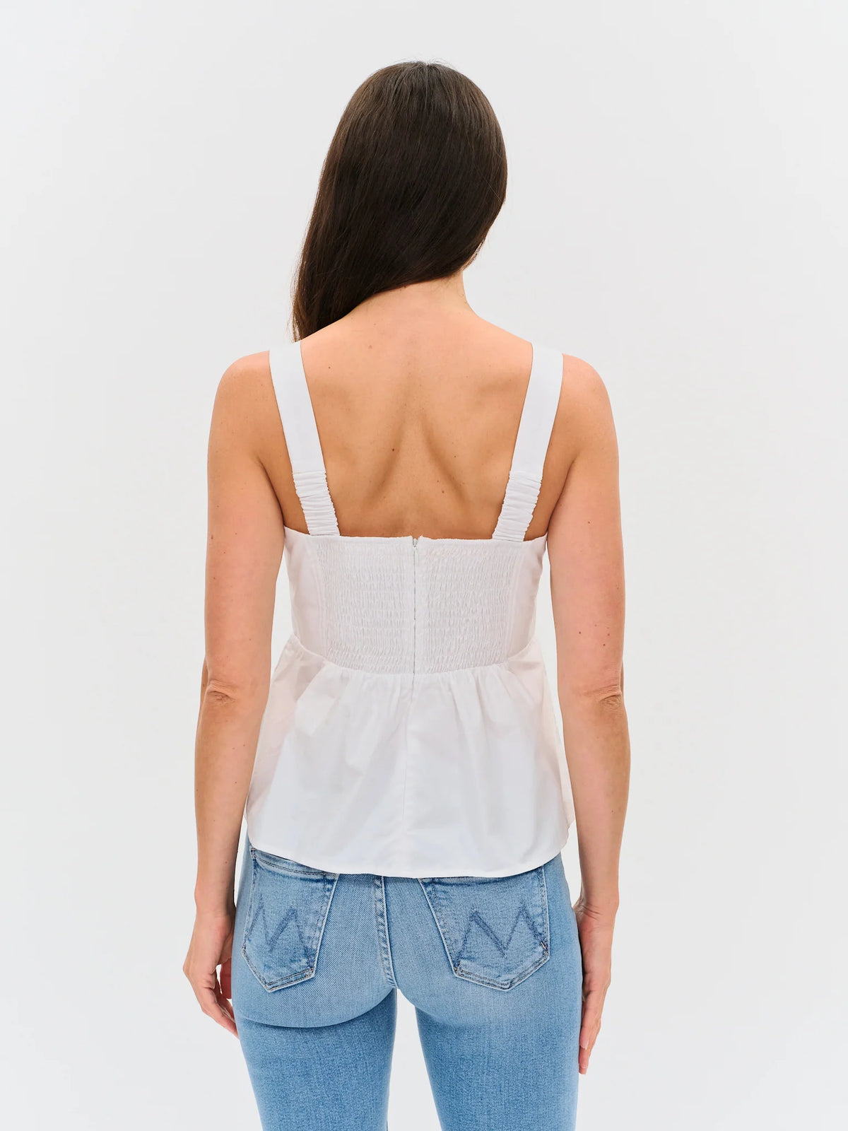 Vienna poplin shirt tank-Six Fifty SF2086