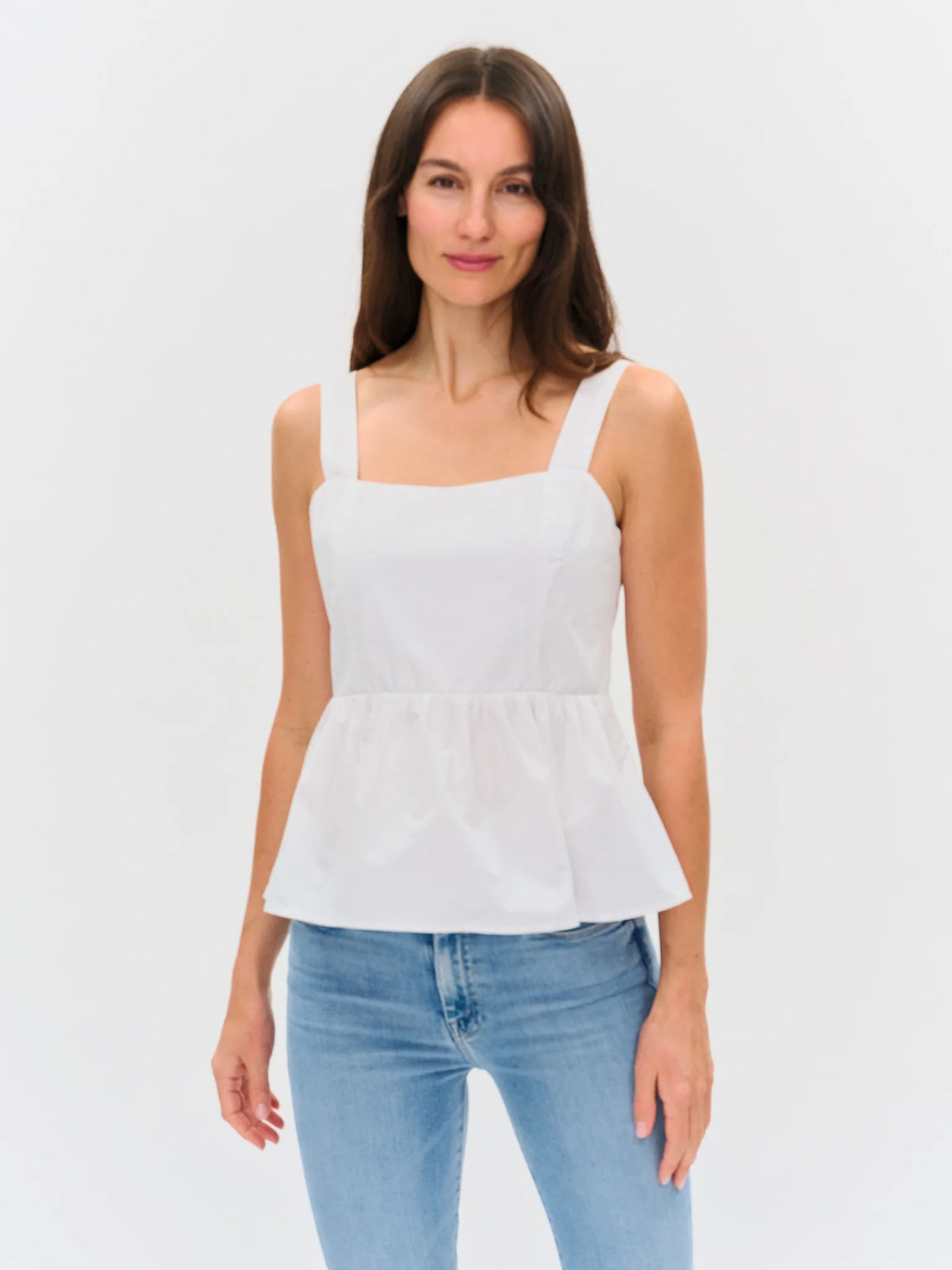 Vienna poplin shirt tank-Six Fifty SF2086