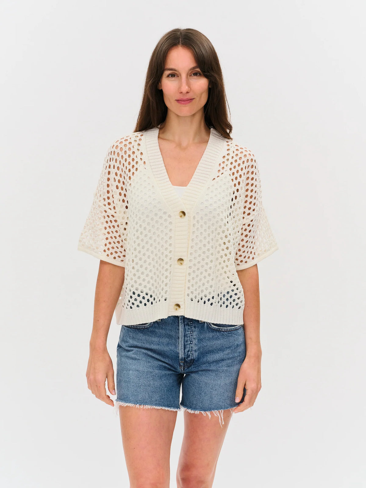 Dune Crochet cardi-Six Fifty Sf4515