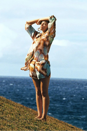 Playa boyfriend shirt malachite butterfly-Vitamin A 6307405