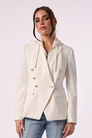 Helen dble breated hoodie blazer-Blue Revival 4731BRS6