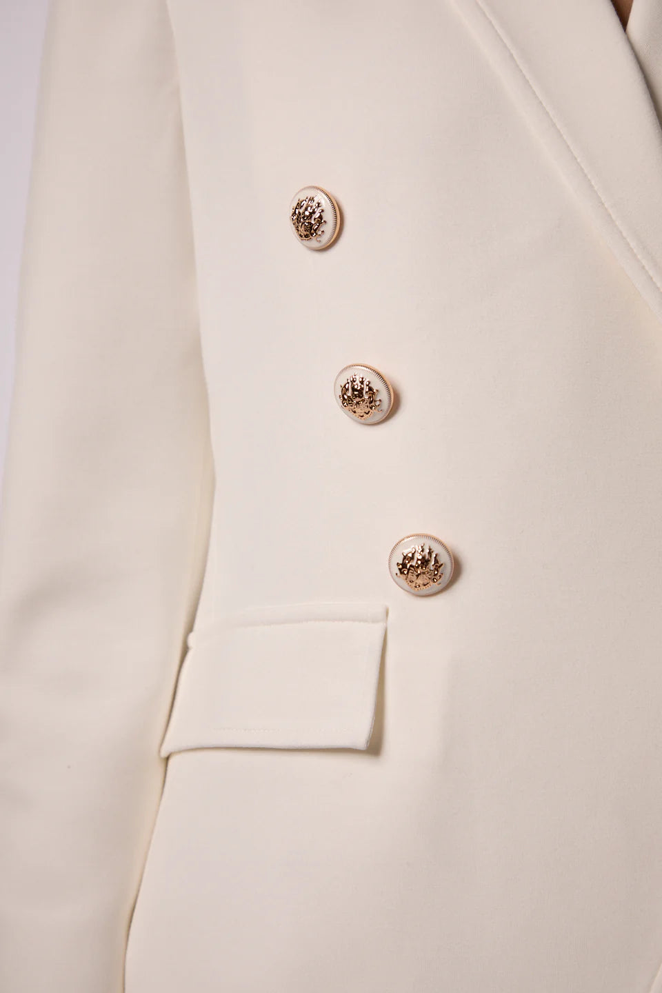 Helen dble breated hoodie blazer-Blue Revival 4731BRS6