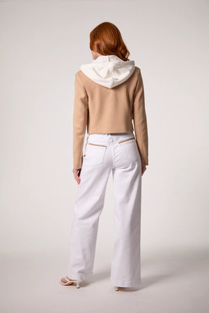 Chloe cropped hooded blazer-Blue Revival 4861BRS6