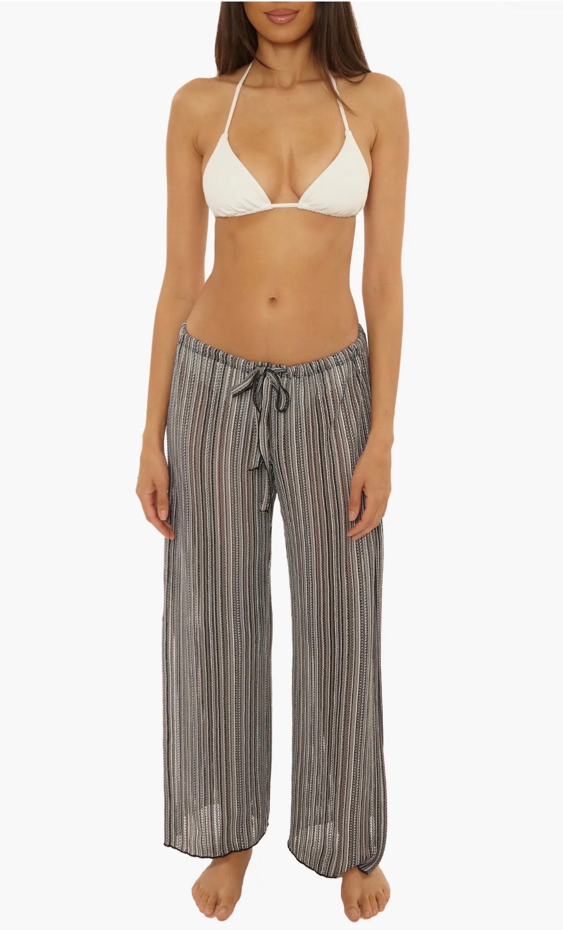 Seaside slit pant blk-Becca 1051671