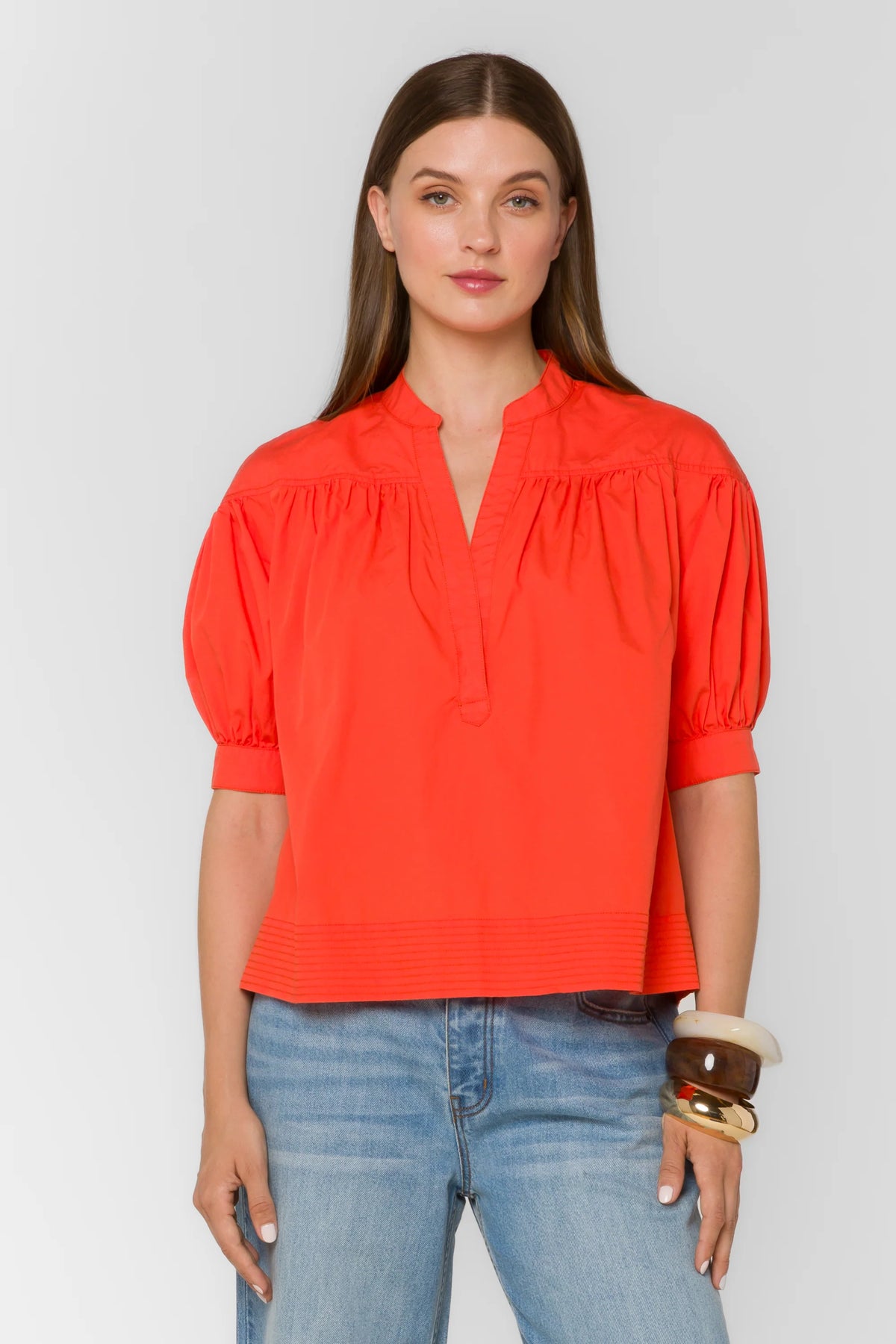 Dory puff slv shirt-Velvet Heart CHU-24629
