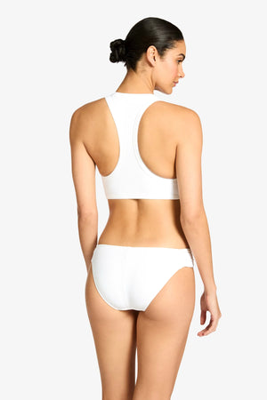 Amy tab side bttm white-Robin Piccone 230865